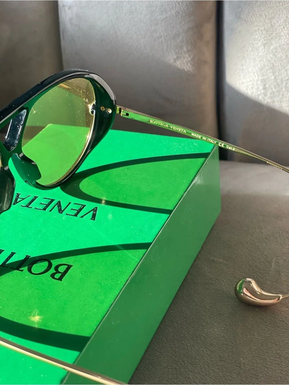 Bottega Veneta aviator sunglasses